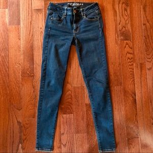 American Eagle Dark Wash Denim Jegging